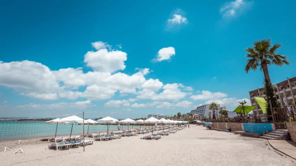 Goldenbeach hotel Latakia swimming beach on Mediterranean sea